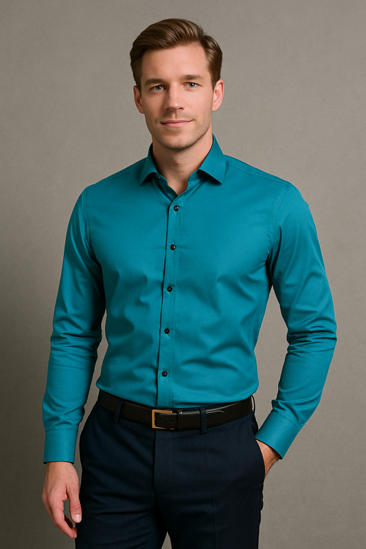 Men's Cotton Breathable Long Sleeve Shirt
