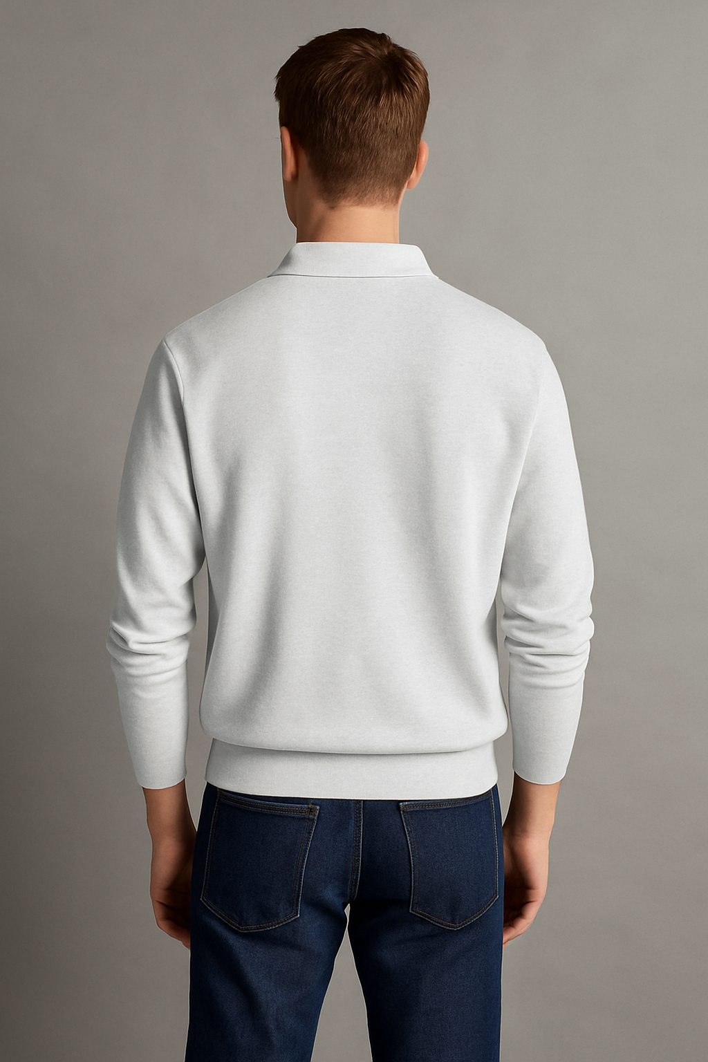 Men's Polo T-Shirt With Button Closure